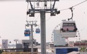 El sistema de transporte aerosuspendido de Guayaquil.