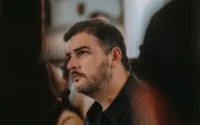 El alcalde de Guayaquil, Aquiles Álvarez, durante una sesión del Concejo Cantonal.