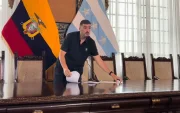 Aquiles Álvarez, alcalde de Guayaquil, fue detenido la madrugada del 10 de febrero de 2026, en Samborondón.