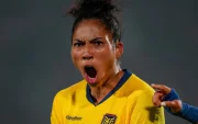 Nayely Bolaños hizo el segundo gol de Ecuador ante Chile.