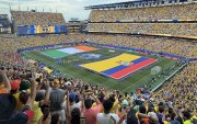 Los hinchas de Ecuador y su apoyo a Ecuador en el debut del Mundial 2026.