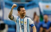 Lionel Messi celebra tras marcar el golazo ante Cabo Verde en el Mundial 2026.