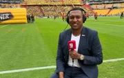 Máximo Banguera en su etapa de comentarista deportivo.