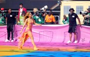 La cantante colombiana Shakira se presenta en el entretiempo del Mundial 2026.
