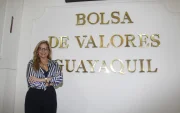 Martha González es la primera mujer en ocupar la Gerencia General de la Bolsa de Valores de Guayaquil.