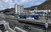 La unidad en un puente de la Carlos Julio Arosemena.