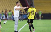 Pablo Trobbiani dirigió su primer partido en el Monumental y consiguió una goleada 3-0 ante Orense.