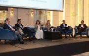 Foro
Representantes de los sectores bananero, asegurador, legal, público y de la construcción participaron en el foro realizado en Guayaquil.