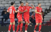 La Selección de Suiza enfrenta a Eslovenia en la UEFA Nations League.