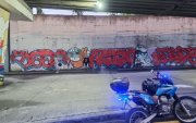 El hecho generó preocupación en este transitado punto.