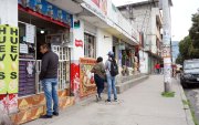 Situación. La calle Leonidas Dubles, en el sur de Quito, se ha vuelto un desierto luego de varios atentados.