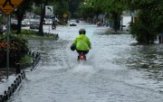 Sector de la Alborada, norte de Guayaquil, completamente inundado.