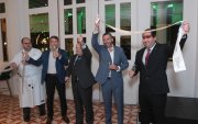 Ramón Salto, Ismar Kourroski, Pedro Isaías, Edmundo Kronfle y Daniel Villafuerte.
