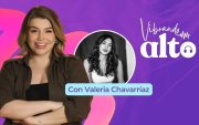 Valeria Chavarríaz en un episodio de Vibrando Alto.