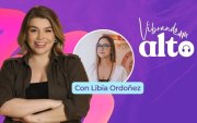 Libia Ordoñez en un episodio de Vibrando Alto.