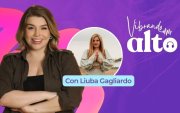 Liuba Gagliardo en un episodio de Vibrando Alto.