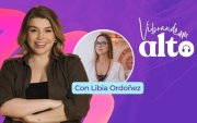Libia Ordoñez en un episodio de Vibrando Alto.