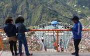Localidad. Los miradores de Baños de Agua Santa son los principales lugares visitados por los turistas.