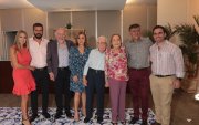 Michelle Jalil, Pablo Arosemena, Gustavo Marriott, Angelita Viteri, Tarquino Viteri, Puedas Marriott, Eduardo Viteri y Xavier Viteri.