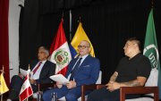 José Eduardo Zeballos, Marcos Valdez y Carlos Saltos.