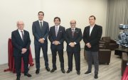 Iván Rodríguez, Roberto Luque, Virgilio Gonzenbach, Humberto Plaza y Carlos Salazar.