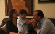 Francisco Briz y Catherine Cabrera son los papitos de José María.