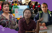 Activistas quiteñas.