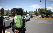 En la AMT hay 1.849 agentes que a diario realizan distintos controles. Este 26 de agosto, uniformados estaban en la av. Patria y 6 de Diciembre.