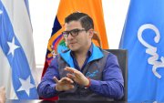 Juan Alfredo Gonzaga, gerente de CNT atendió a EXPRESO en sus oficinas