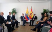 El presidente Daniel Noboa y el rey de España Felipe VI firmaron un acuerdo de cooperación bilateral para programas sociales.