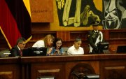 La presidenta de la Asamblea, Viviana Veloz, en una de las últimas sesiones.