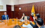 La secretaria de Planificación y vicepresidenta de la República encargada, Sariha Moya.