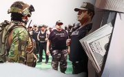 Fotomontaje para graficar este tema relacionado con el presupuesto de seguridad.