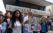 Los familiares de los niños desaparecidos han protagonizado protestas en Guayaquil.