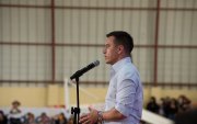 El presidente de la República, Daniel Noboa, en una actividad reciente.