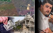 Fotomontaje para graficar este artículo sobre la administración municipal de Aquiles Álvarez y el nuevo aeropuerto de Guayaquil.