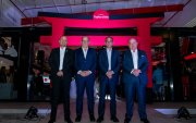 Juan Diego Castanier, Diego Baca, Rafael Chang y Luis Baca.