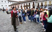 Recorridos. Parte de la iniciativa es realizar visitas guiadas teatralidades para que los turistas conozcan de Quito