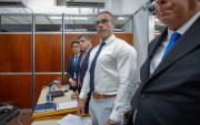 Leopoldo Luque, el médico acusado de no haber proporcionado la ayuda necesaria a Maradona, durante el juicio.