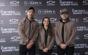 Juan Fernando Muñoz, brand manager Chevrolet Ecuador; Lorena Arellano, gerente de Mercadeo GM Ecuador; y Oswaldo León, country manager GM Ecuador.
