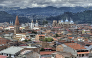 Vista del Centro Histórico de Cuenca.
