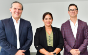 Ricardo Campoverde, Rosa de la Paz y Juan Carlos Salame.