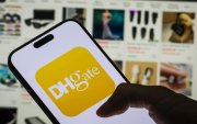 Así luce la app china DHgate, que es una tienda virtual.