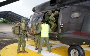 Guerrilleros de las disidencias de las FARC en una imagen de archivo.