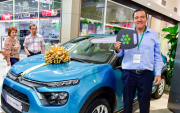 Rolando Ochoa, ganador de un Citroën C3 You 0 kilómetros cero kilómetros.