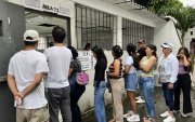 En las elecciones de febrero de 2025, el 82,03 % del padrón electoral se presentaron a sufragar en sus recintos electorales.