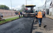 Las obras de asfalto y bacheo de calles se suspenden en Cuenca por falta de material.