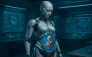 El robot humanoide desarrollado en Singapur incorpora un útero artificial capaz de gestar un bebé humano. Su lanzamiento está previsto para 2026.