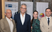 Xavier Galarza, Tomislav Topic, Nancy Cantarero y Víctor Jurado.