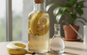 La cáscara de banana es rica en potasio, un mineral clave que promueve la floración y el fortalecimiento de las plantas, con el vinagre actuando como un potenciador de la liberación de nutrientes.